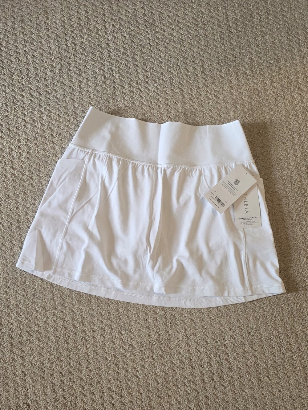 NWT Athleta Salutation Stash Pocket 14.5" Skort - Size Large